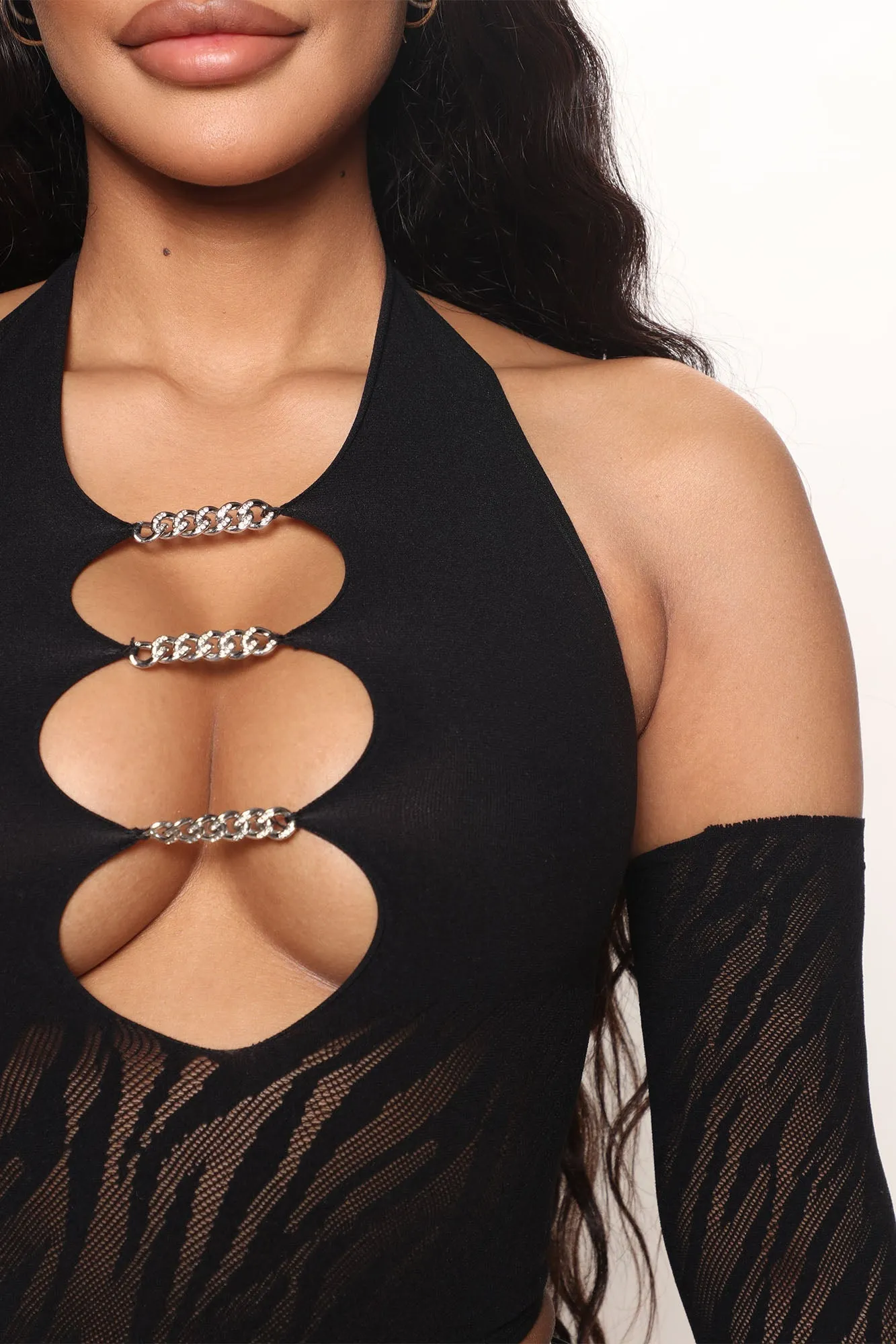 Always In Control Cut Out Top - Black