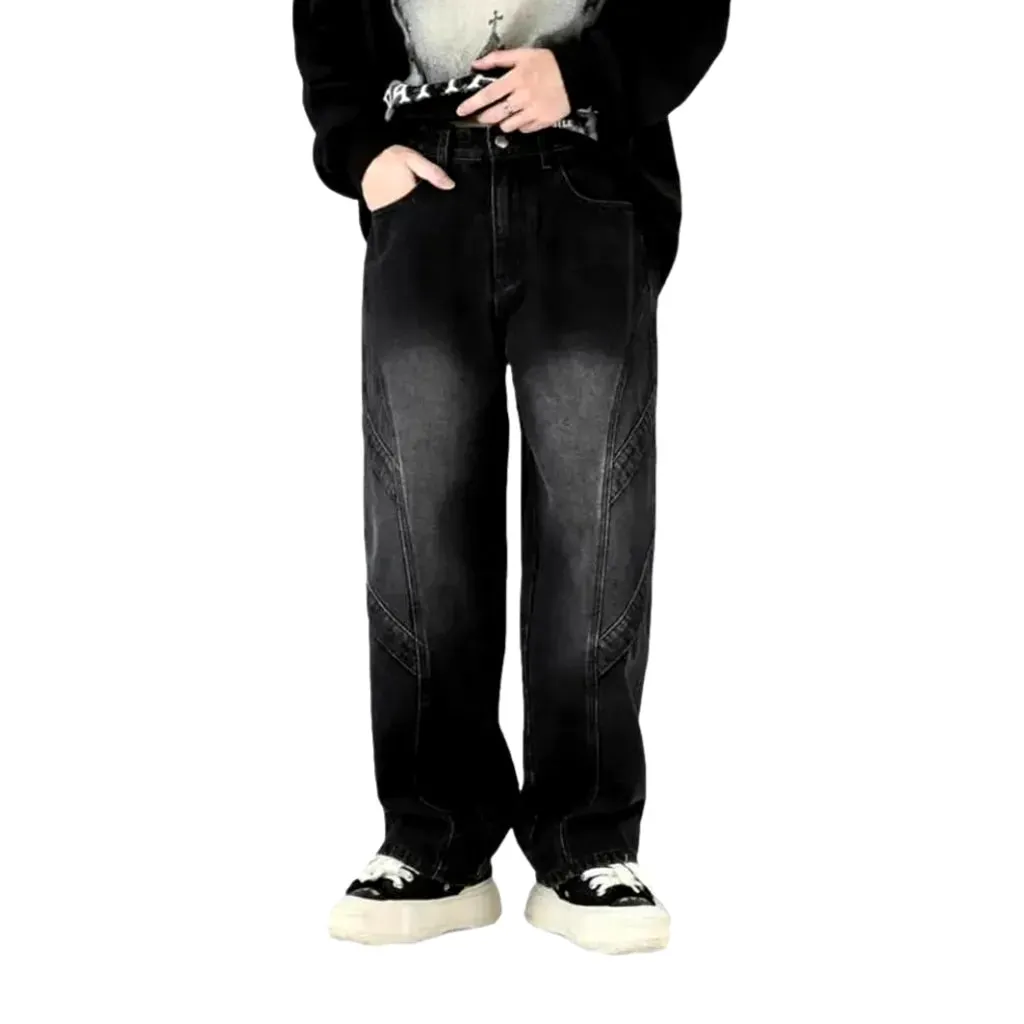 Baggy ground jeans
 for men