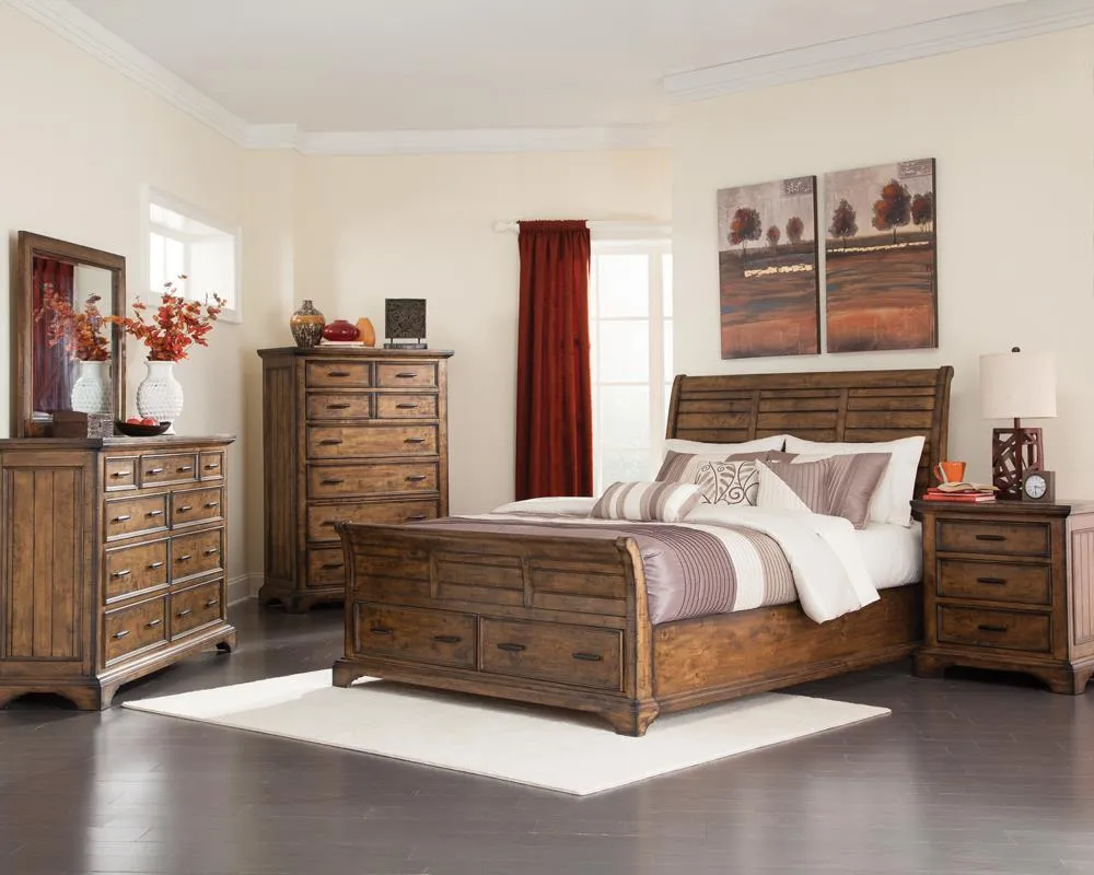 Elk Grove Rustic Nine Drawer Dresser