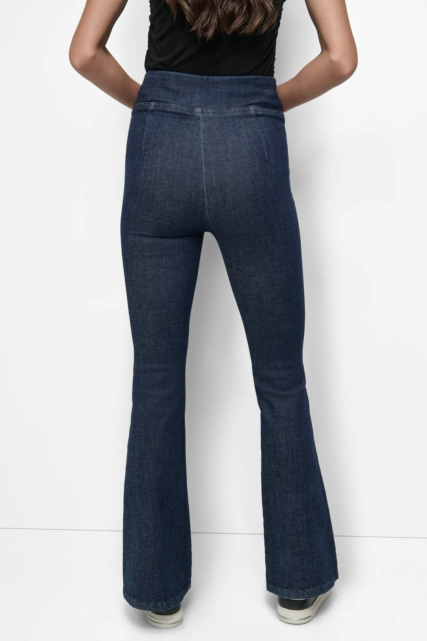 HIGH RISE PULL ON FLARE PANT