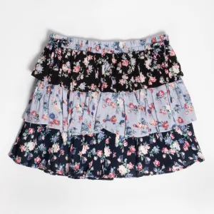 Simply Floral Ruffle Skirt