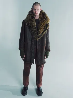 Tobacco & Bleach Sheepskin Shearling Coat