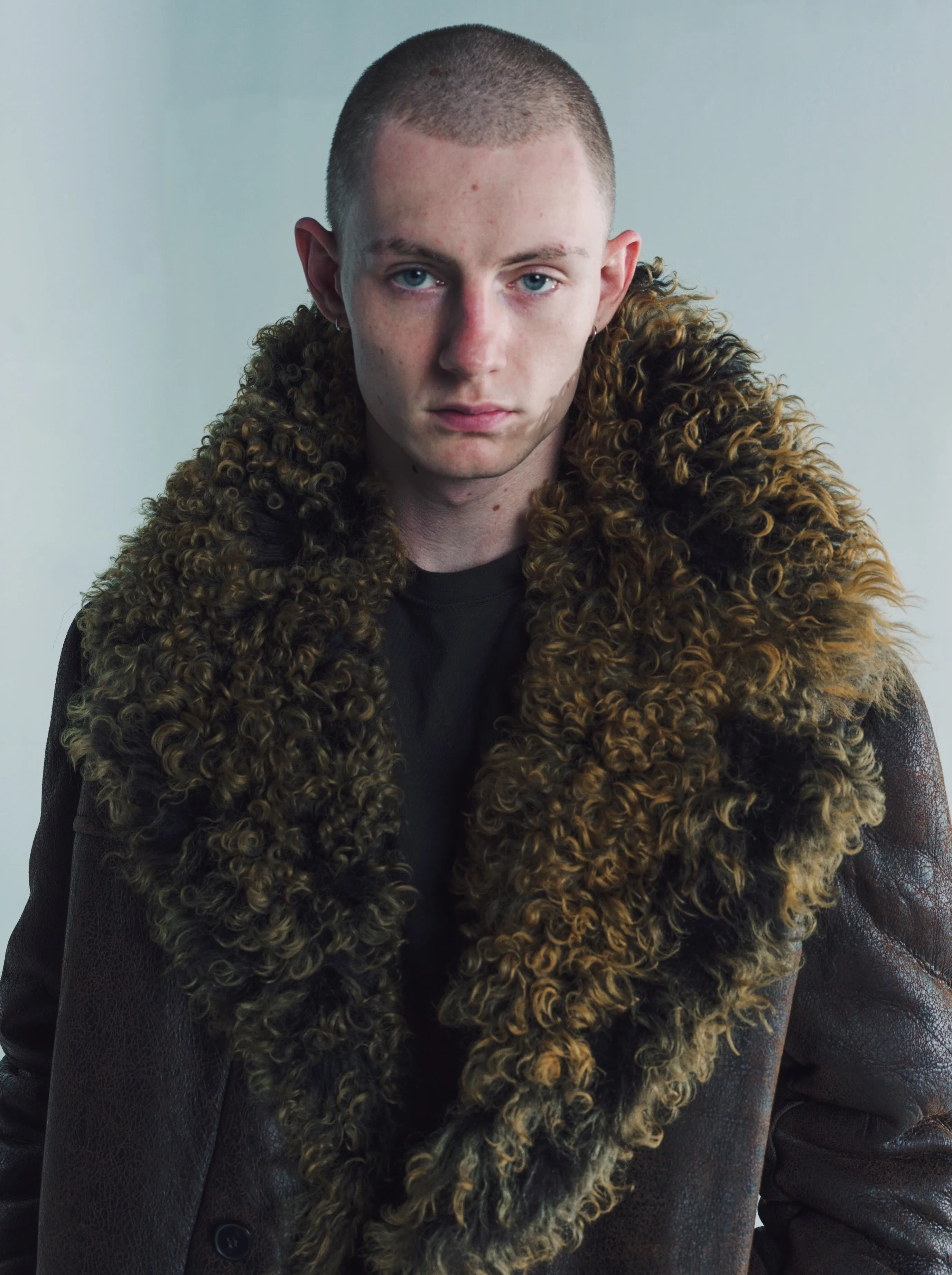 Tobacco & Bleach Sheepskin Shearling Coat