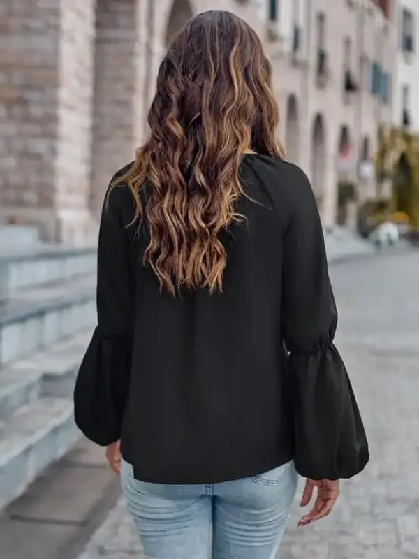 V-neck loose casual autumn and winter women’s tops